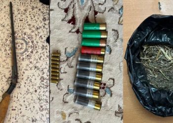 Огнестрельное оружие и наркотики хранили дома отец и сын в Жетысае