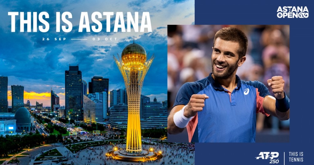 Десять игроков из ТОП50 сыграют на турнире ATP 250 Astana Open