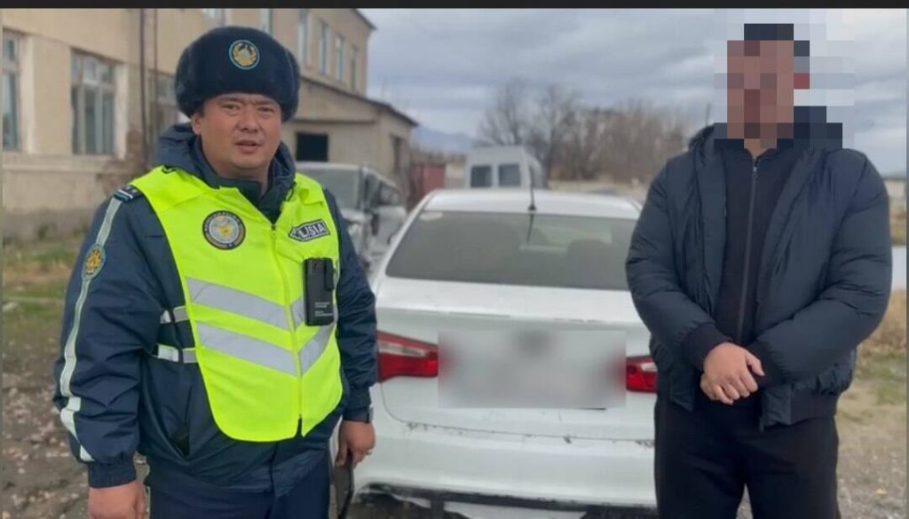 Автолюбителя со штрафами на 7,5 млн тенге выявили в Туркестанской области