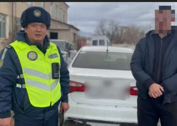 Автолюбителя со штрафами на 7,5 млн тенге выявили в Туркестанской области