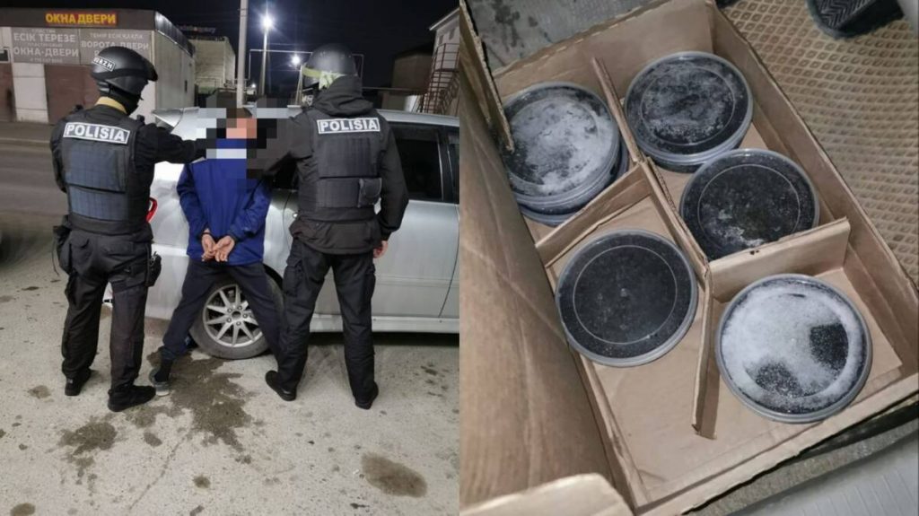 Более 3 кг икры осетровых рыб обнаружили в авто у жителя Мангистау