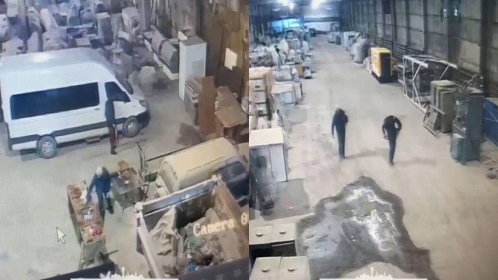 Электрический кабель вынесли со склада двое мужчин в Астане