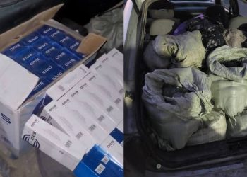 Перевозка крупной партии контрафактного алкоголя и сигарет пресечена в области Абай