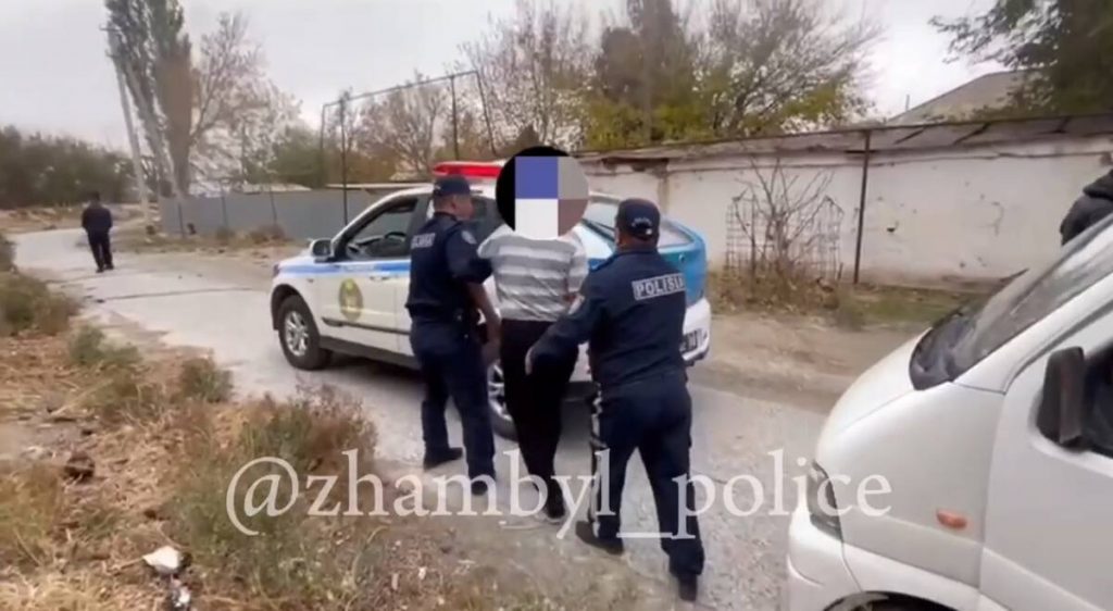 Погоня за пьяным лишенником попала на видео в Жамбылской области