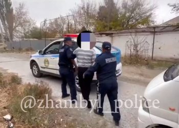 Погоня за пьяным лишенником попала на видео в Жамбылской области