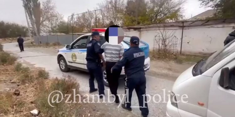 Погоня за пьяным лишенником попала на видео в Жамбылской области