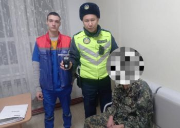 Пьяного водителя с подложными номерами задержали в Костанайской области