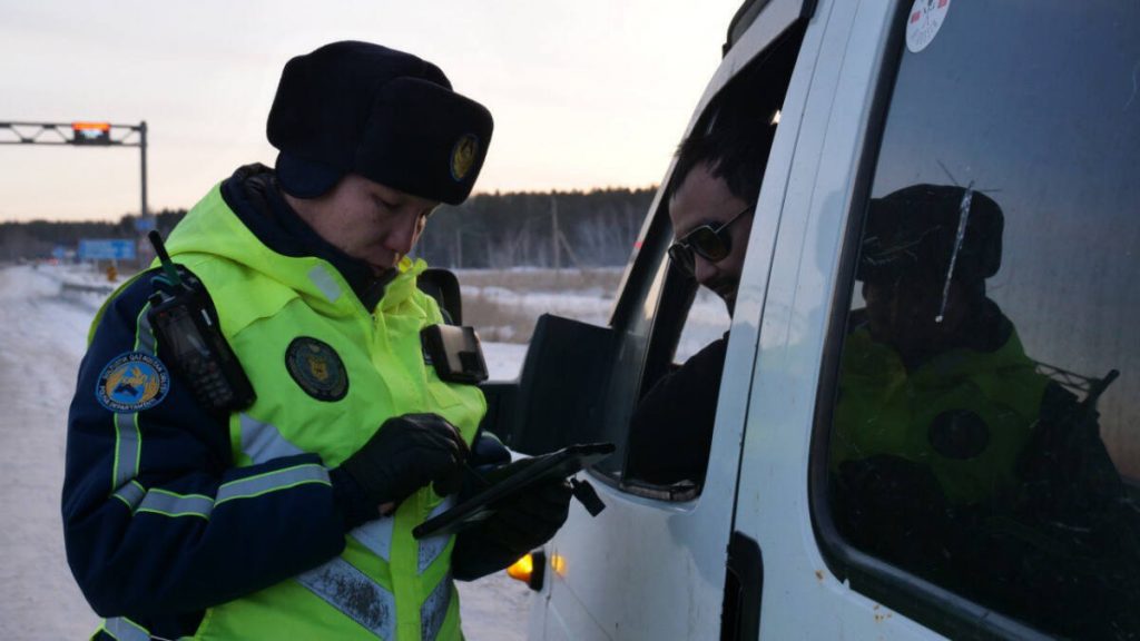 Более тысячи нарушений ПДД за четыре дня выявили полицейские СКО