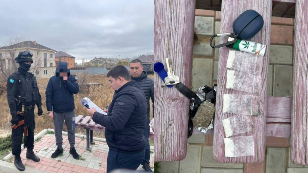 Охранник сбывал наркотики в Атырау