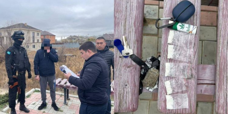 Охранник сбывал наркотики в Атырау