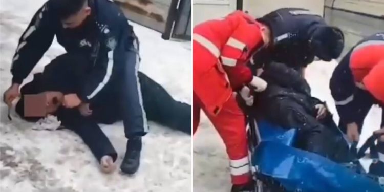 Патрульный спас жизнь астанчанину во время приступа
