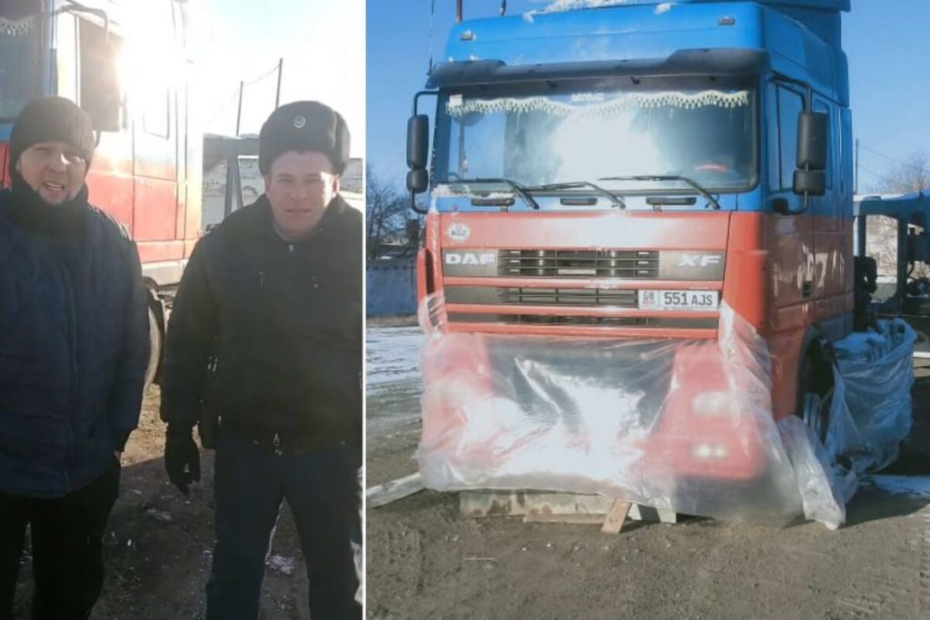 Три дня семья полицейского выхаживала иностранца-дальнобойщика, заболевшего в пути