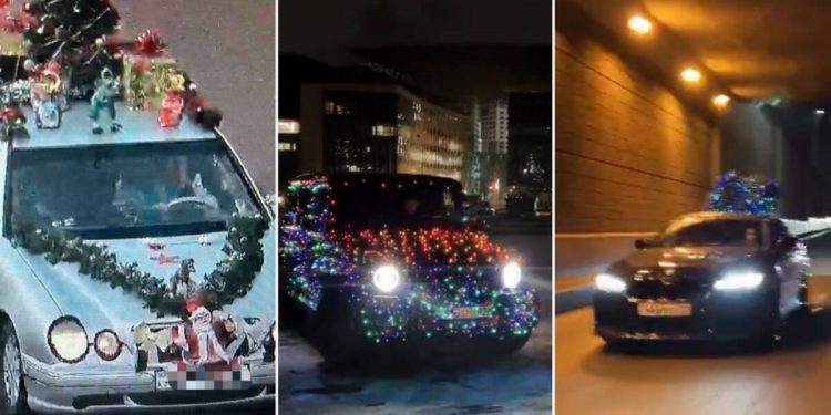 Владельцы “наряженных” машин оштрафованы полицией Алматы