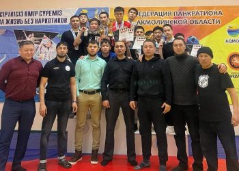 Спортивное состязание провели полицейские в Акмолинской области
