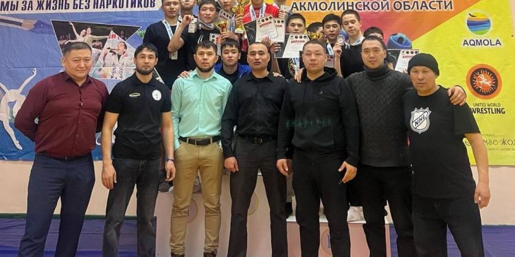 Спортивное состязание провели полицейские в Акмолинской области