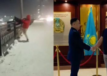 Астанчанина, спасшего девушку, наградили в полиции