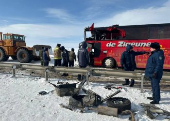 ДТП с участием 26 авто произошло на трассе в Жамбылской области: погибших нет