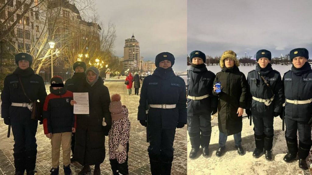 Столичные гвардейцы вернули потерявшегося ребенка и нашли смартфон