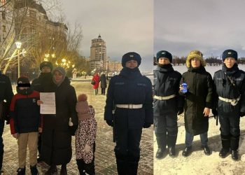 Столичные гвардейцы вернули потерявшегося ребенка и нашли смартфон