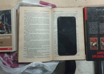 Книгу с телефоном пытались передать в колонию в Алматинской области
