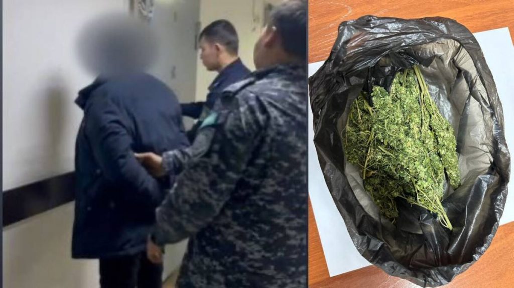 Подозреваемого в сбыте наркотиков задержали в Туркестанской области