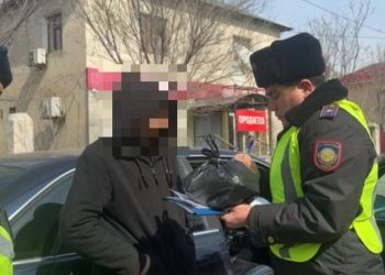 Более одного кг наркотиков обнаружили у водителя полицейские Туркестанской области