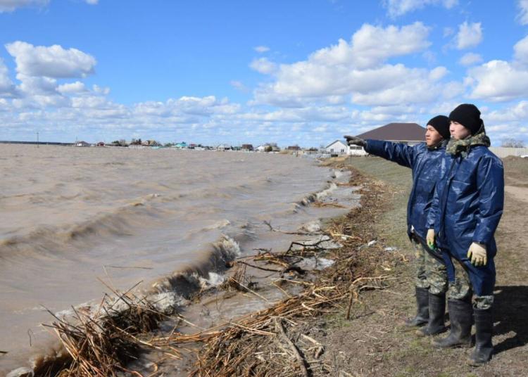 Курсанты Нацгвардии защитили станцию питьевого водоснабжения города Петропавловска