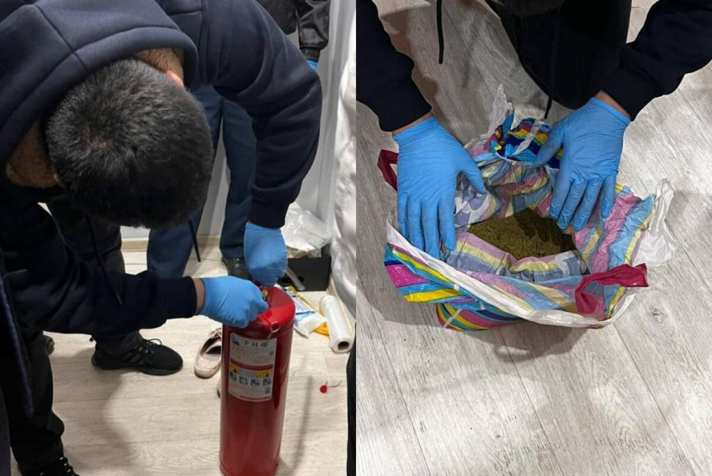 Свыше 4 кг гашиша не допустили в оборот полицейские в Костанае