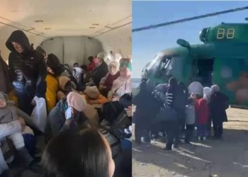 Летчики Нацгвардии МВД РК спасли более 20 детей в Актюбинской области