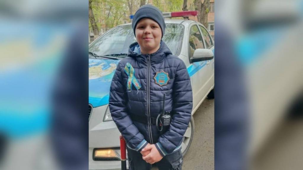 9-летний павлодарец мечтает стать полицейским