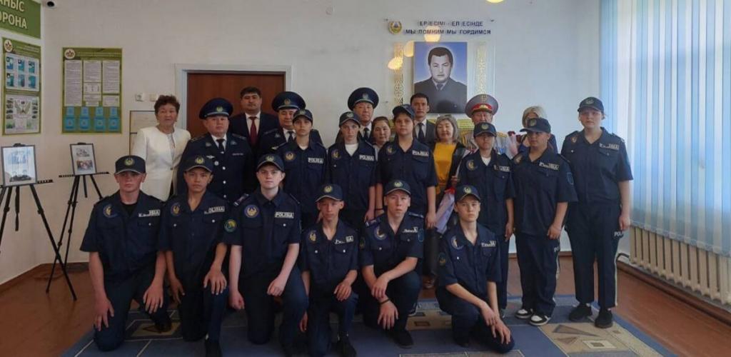 Класс НВП имени Фарида Какабаева открыли в селе Павлодарской области