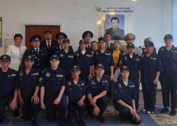Класс НВП имени Фарида Какабаева открыли в селе Павлодарской области