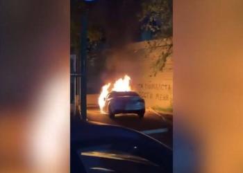 Поджигатель машины задержан полицией Алматы