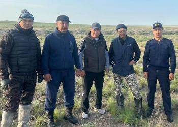 Пропавшего во время перегона лошадей мужчину нашли в степи полицейские Улытау