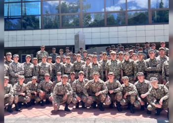 Экскурсия для выпускников военной кафедры состоялась в музее ДП области Жетысу