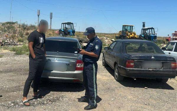 Двух водителей привлекли к ответственности за нарушение ПДД в Туркестанской области