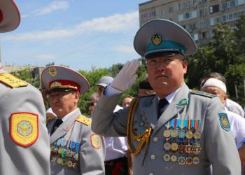 Павлодарские полицейские поименно вспомнили коллег, погибших при исполнении служебных обязанностей