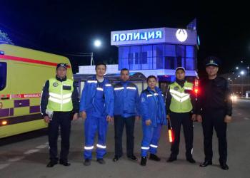 Полицейские пригласили медиков принять участие в мероприятии на ночной трассе в СКО