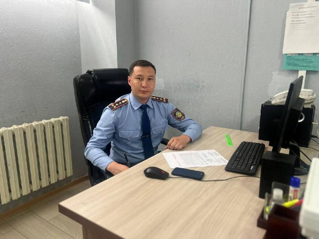Спорт помогает справляться с напряженной работой полицейскому из Астаны