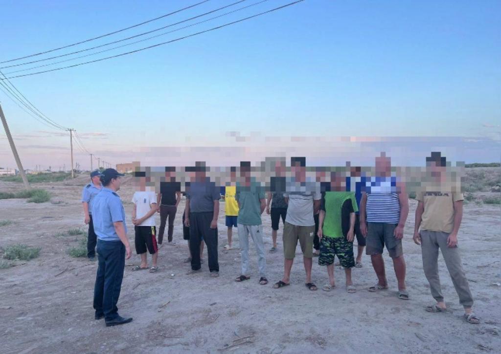 45 иностранцев выдворены из страны полицейскими Кызылординской области