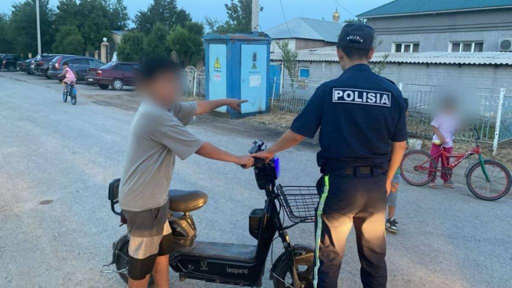 11 ДТП с участием мопедов зарегистрировано с начала года в Туркестанской области