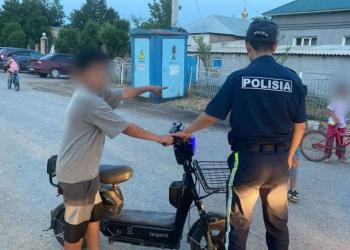 11 ДТП с участием мопедов зарегистрировано с начала года в Туркестанской области