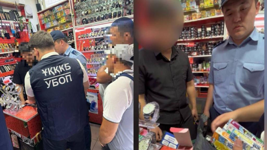 Более 300 вейпов изъяли в двух торговых магазинах в Туркестане