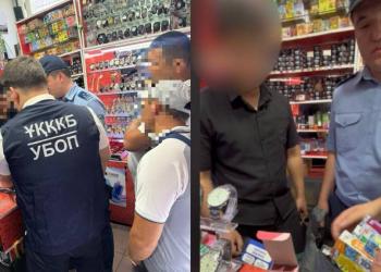 Более 300 вейпов изъяли в двух торговых магазинах в Туркестане