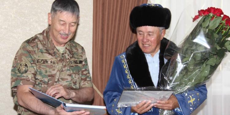 75-ый юбилей отмечает председатель совета ветеранов Национальной гвардии Казахстана