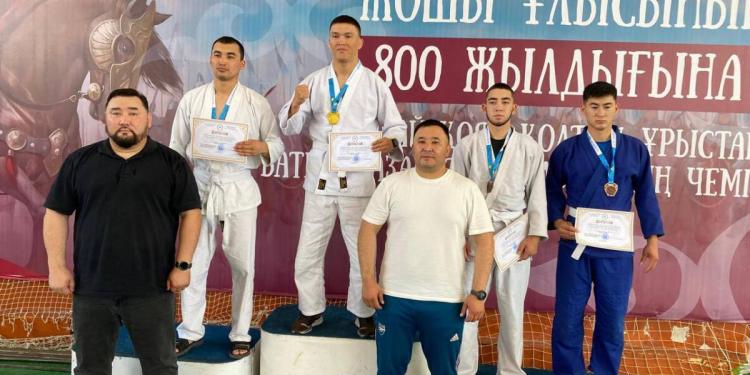 В чемпионате по рукопашному бою, посвященному 800-летию Улуса Джучи, приняли участие и полицейские ЗКО
