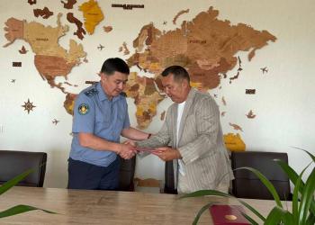 Меморандум с предприятием заключил начальник ДУИС по Карагандинской области и по области Улытау