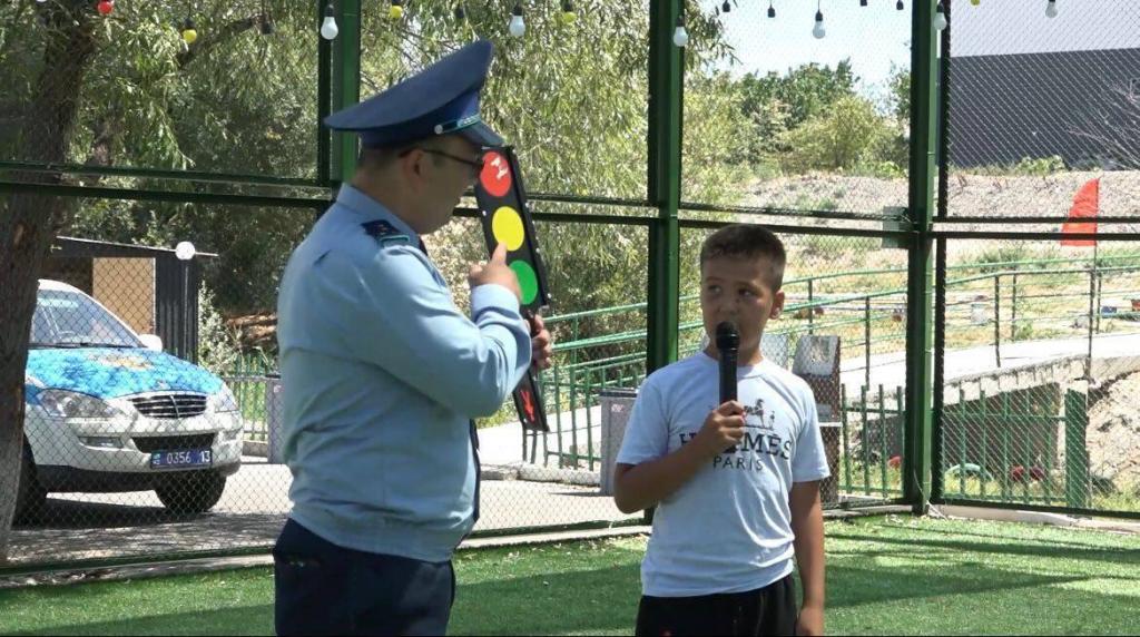 О недопустимости совершения преступлений в игровой форме подросткам рассказывают полицейские Туркестанской области