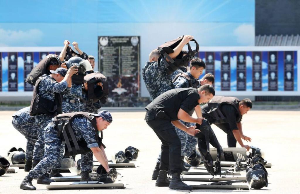 Пресс-тур по кампусу провели для журналистов в Алматинской академии МВД