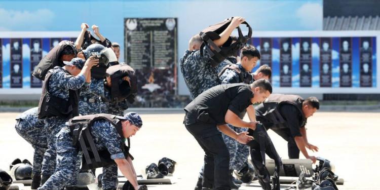 Пресс-тур по кампусу провели для журналистов в Алматинской академии МВД